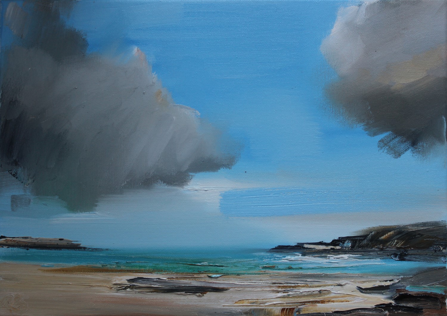 'Heavy Clouds Looming' by artist Rosanne Barr